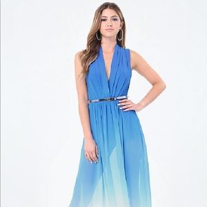 Blue ombré Long dress (new with tag)